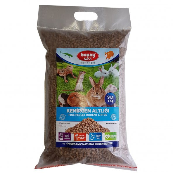 Bonny Nice Doğal Çam Pelet Ginepig Altlığı 5 kg 10 l ürün görseli 1