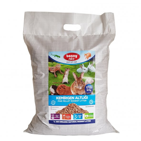 Bonny Nice Doğal Çam Pelet Tavşan Altlığı 10 kg 20 l ürün görseli 1