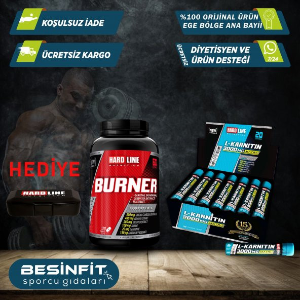 hardline l carnitine kapsül PTTAVM: Hardline L-Karnitin 3000 Mg Carnitine 20 Tüp + Hardline Burner 100  Kapsül Fit Kampanya