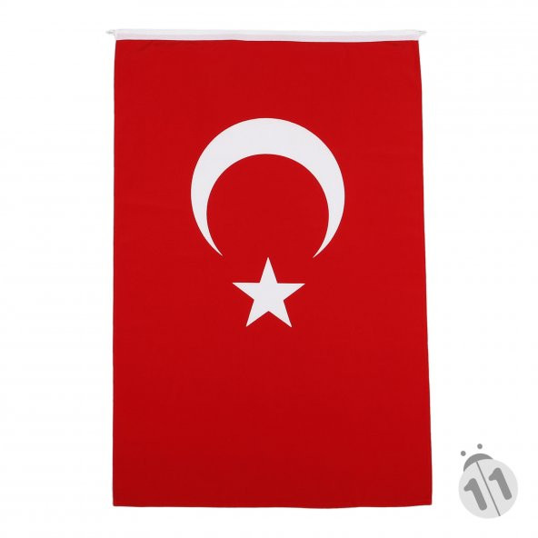 TÜRK BAYRAĞI 80X120CM RAŞEL KUMAŞ ürün görseli 1
