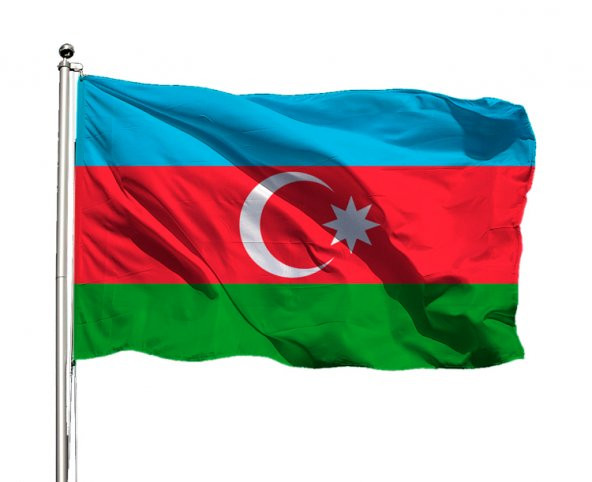 Azerbaycan Bayrağı 200X300CM. ürün görseli 1