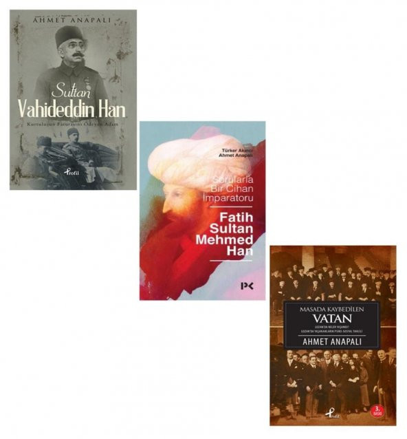 Ahmet Anapalı Tarih Seti 3 Kitap ürün görseli 1
