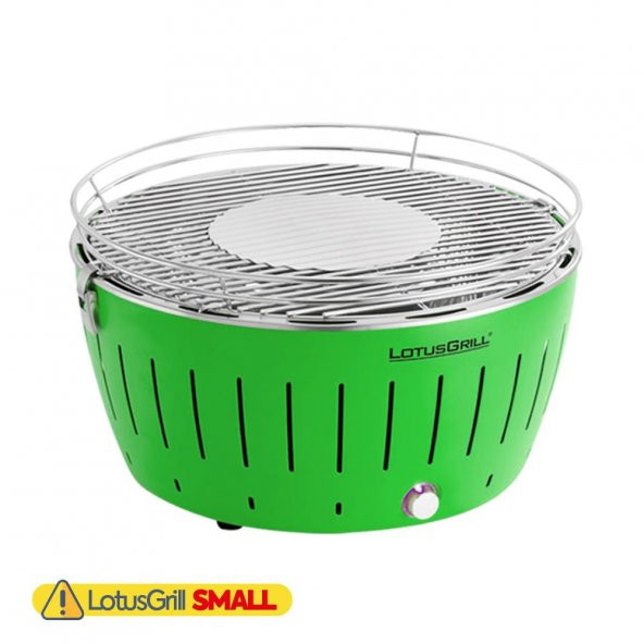 LotusGrill Kömürlü Dumansız Mangal SMALL 26CM Yeşil ürün görseli 1