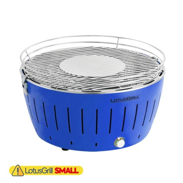 LotusGrill Kömürlü Dumansız Mangal SMALL 26CM Mavi ürün görseli 1