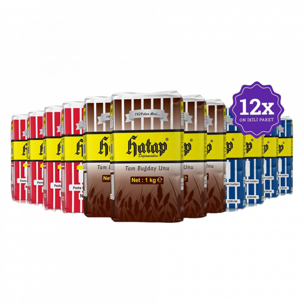 Hatap Üçlü Lezzet 12 x 1 kg ürün görseli 1