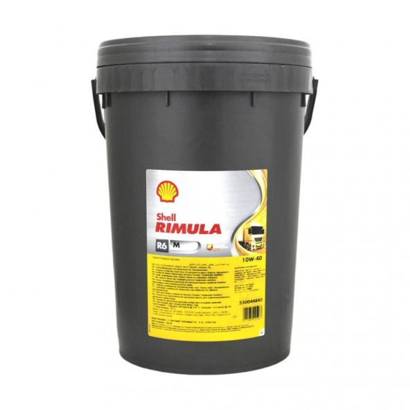 Shell Rimula R6 M 10W-40 20 Litre Dizel Motor Yağı ürün görseli 1