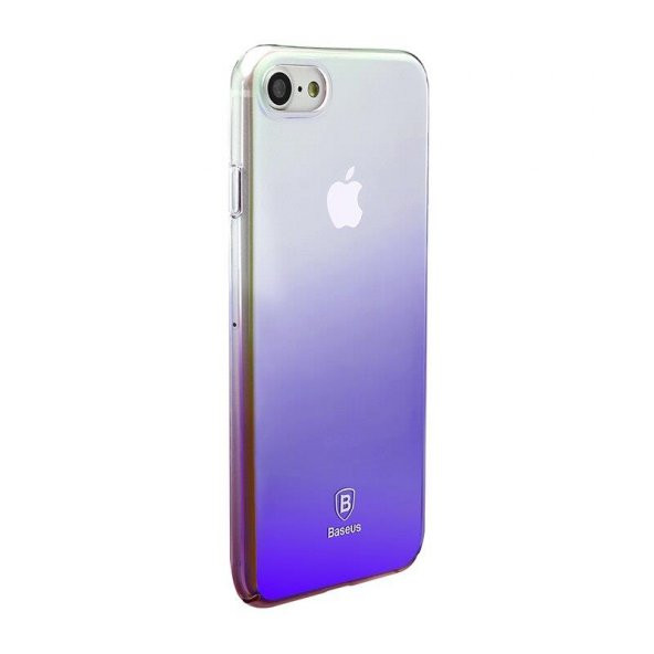 Ceponya Apple iPhone 7 Baseus Renk Geçişli Glaze Case Kılıf - Resim 3