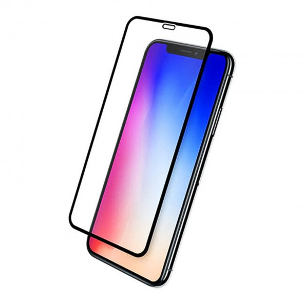 Bufalo iPhone 11 Pro Max Ekran Koruyucu 9D Temperli Cam - Siyah ürün görseli 1