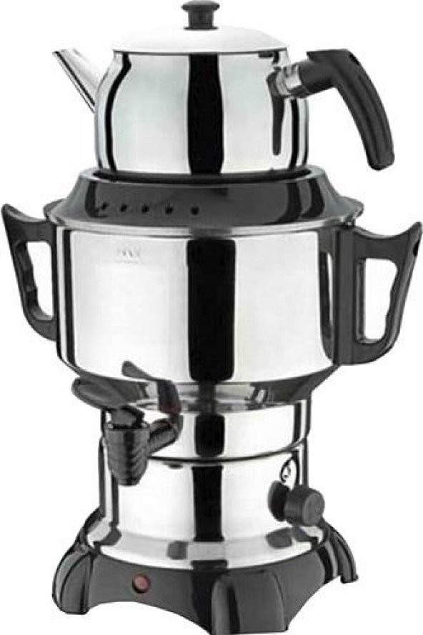 Aldente Eletrikli Semaver Çaycı Çay Makinesi 6 Litre Sade ürün görseli 1