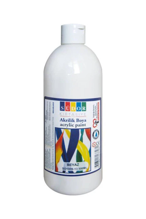 Südor Akrilik Boya 500 ML Beyaz SD1009-13 ürün görseli 1