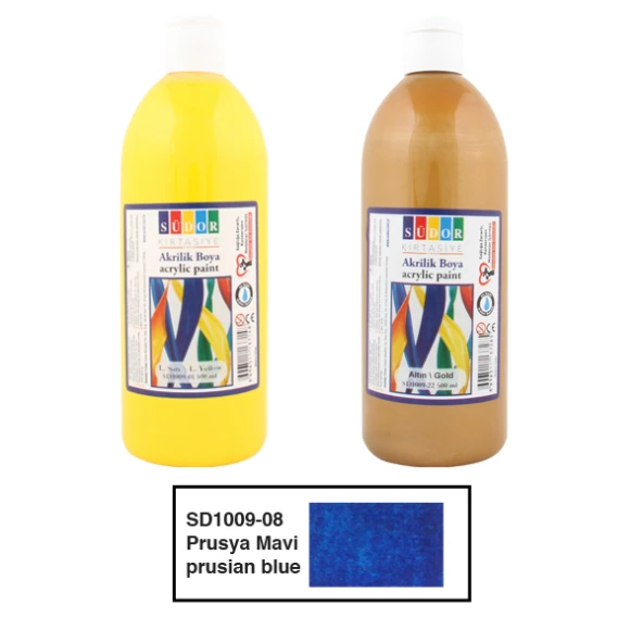 Südor Akrilik Boya 500 ML Prusya Mavi SD1009-08 ürün görseli 1
