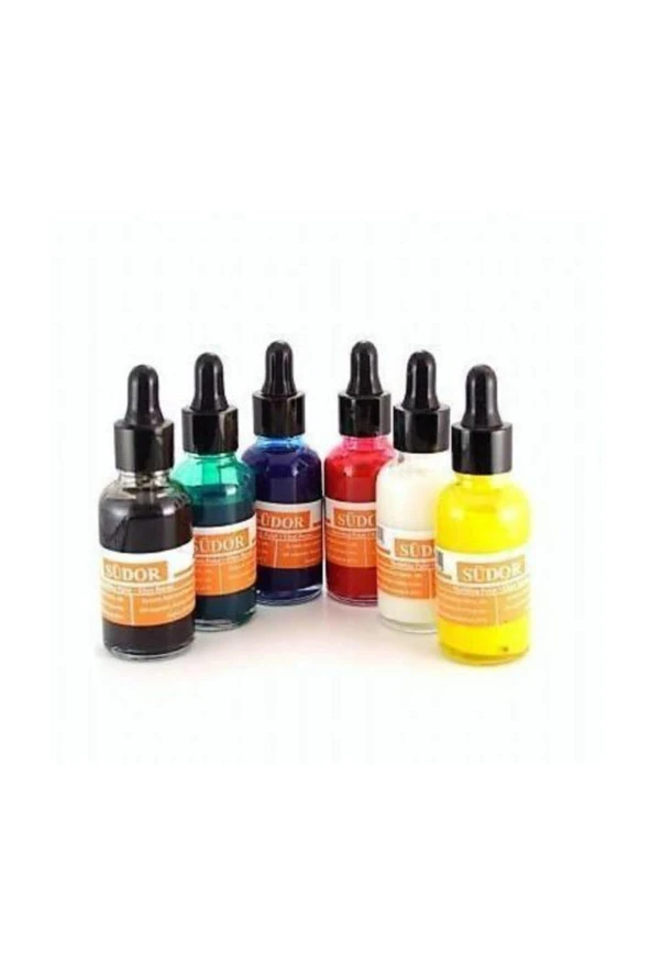 Südor Ebru Boyası Damlalıklı 30 ML 6 Renk SD856 ürün görseli 1