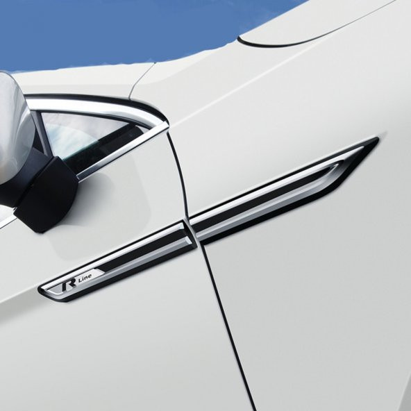 Volkswagen Passat Golf Arteon R-line 4lü Çamurluk Logosu / YACI130 ürün görseli 1