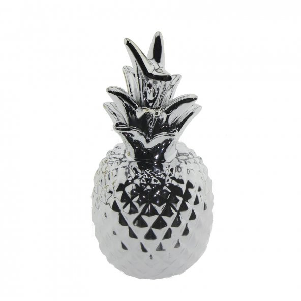 7x15cm Ananas Metalize Dekor Biblo - Resim 4