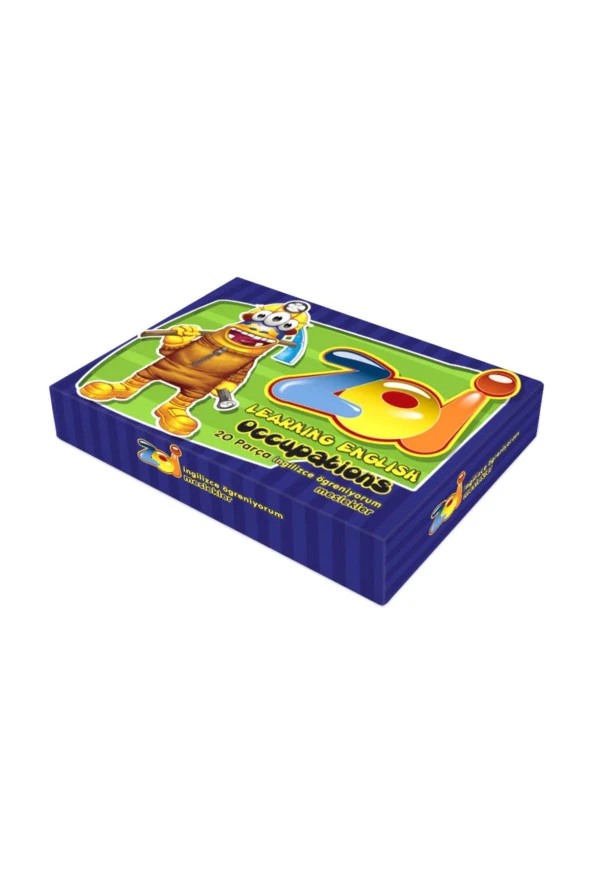 Gordion Junior Puzzle Eğitici Zoi İngilizce Meslekler 20 Parça 40240 ürün görseli 1