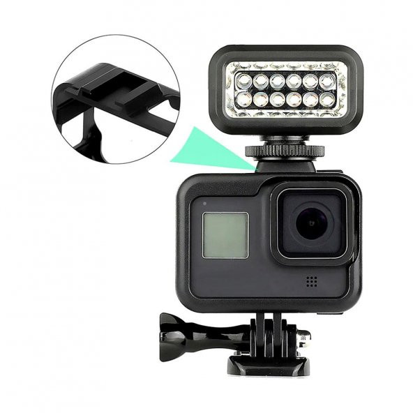 GoPro Hero 8 Black Uyumlu Frame Çerçeve - Resim 5