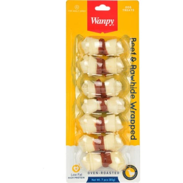 Wanpy Biftek Sargılı 85 gr MD-01H Köpek Ödülü Skt:03/2025 ürün görseli 1