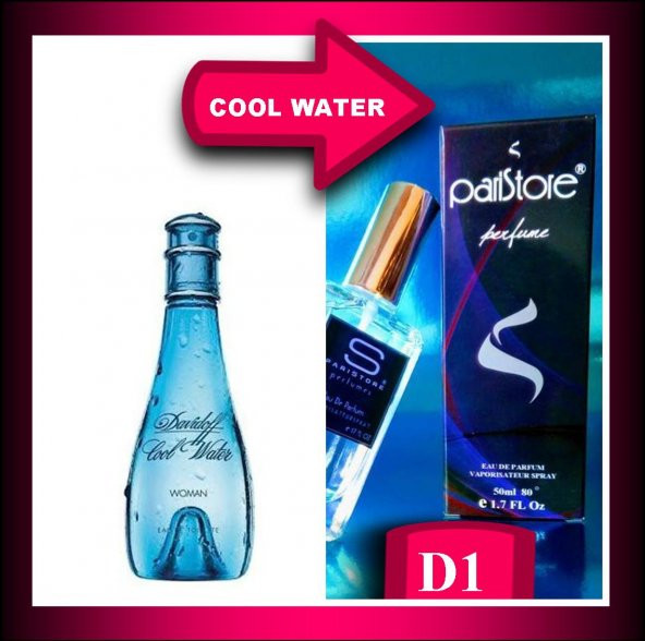 Paristore Parfüm Kadın Dvdof Cool Water - Resim 2