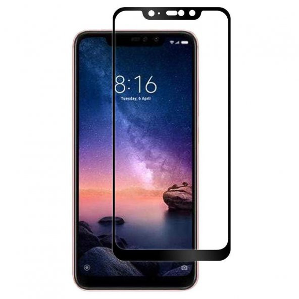 Bufalo Xiaomi Redmi Note 6 Pro NANO 10D Cam Ekran Koruyucu Siyah ürün görseli 1