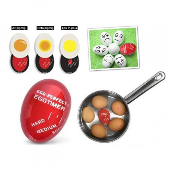 DUBLÖR YUMURTA ZAMANLAYICI KIVAMINDA PİŞİRME APARATI EGG TIMER ürün görseli 1