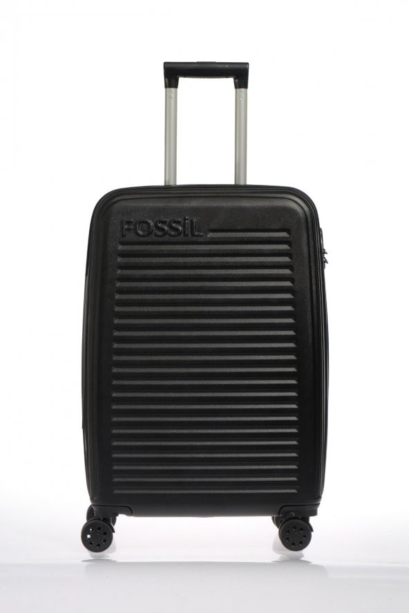 Fossil 1131 4 Tekerlekli 3 Lü Valiz Seti Siyah - Resim 3