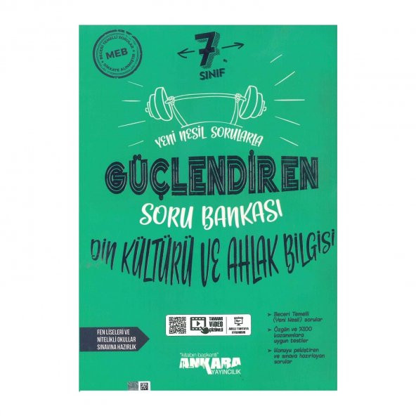 Ankara 7.Sınıf Güçlendiren Din Kültürü Soru Bankası ürün görseli 1