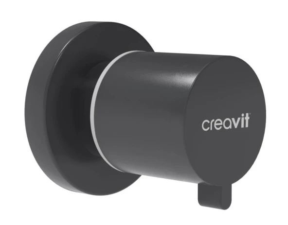 Creavi̇t AC50L.ANM Antrasit Mat Aç-Kapa Ara Kesme Valfi 1/2 ürün görseli 1
