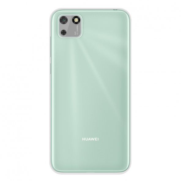 FitCase Huawei Y5p Kılıf Kamera Korumalı Silikon Şeffaf Arka Kapak ürün görseli 1