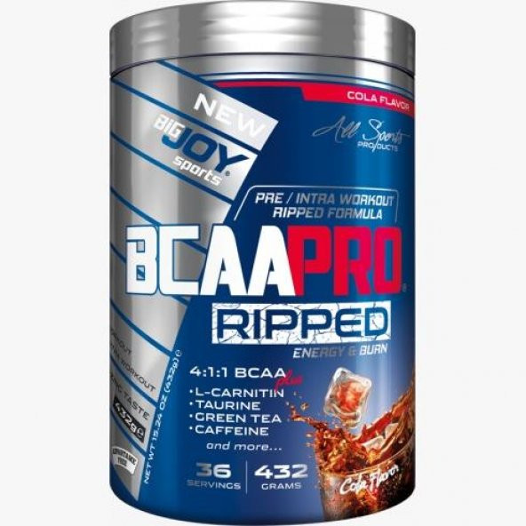 Bigjoy Sports BCAAPro 4:1:1 Ripped Cola 432g ürün görseli 1