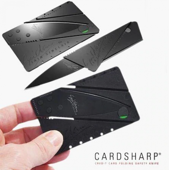 KREDİ KARTI ŞEKLİNDE KART BIÇAK CARD SHARP ürün görseli 1