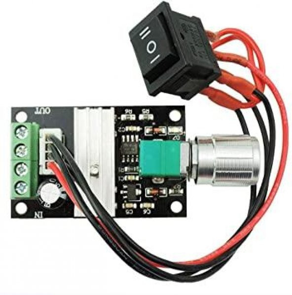3-28V 3A DC Motor PWM Hız Kontrol Kartı - Reversible / Yön Değiştirebilen ürün görseli 1