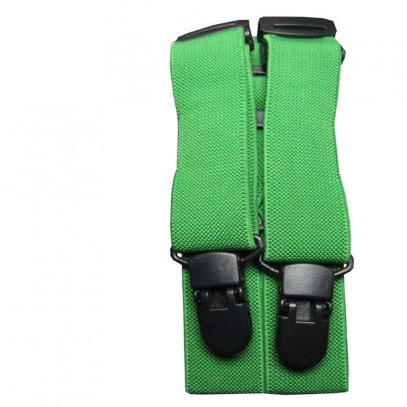 çocuk pantolon askısı yeşil açık unisex model ürün görseli 1