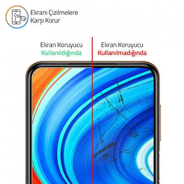 NoTech Realme C3 / C3i Temperli Cam Ekran Koruyucu - Resim 2