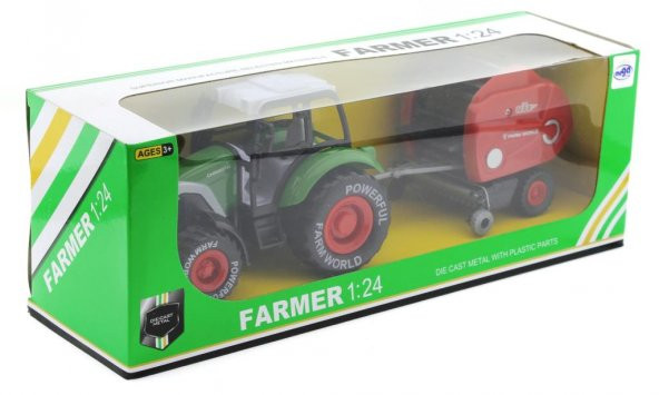 Sürtmeli Die Cast Yeşil Traktörlü Biçerdöver - Resim 3