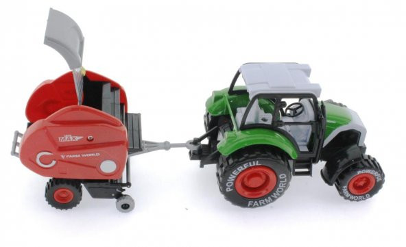 Sürtmeli Die Cast Yeşil Traktörlü Biçerdöver - Resim 4