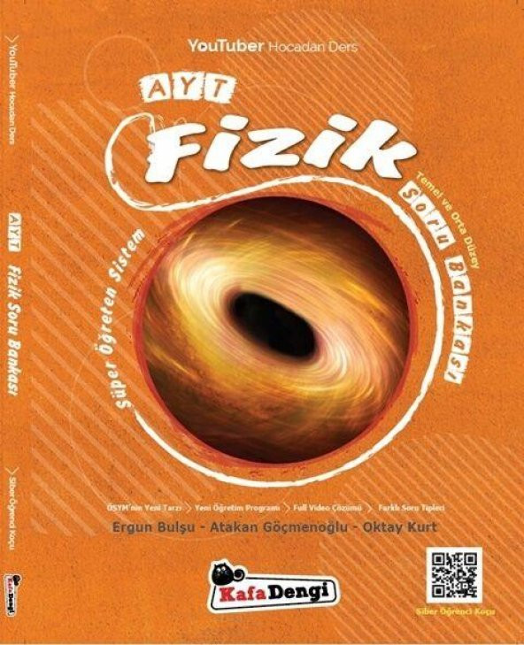 Kafadengi Ayt Fizik Temel Ve Orta Düzey Soru Bankası 2023 ürün görseli 1