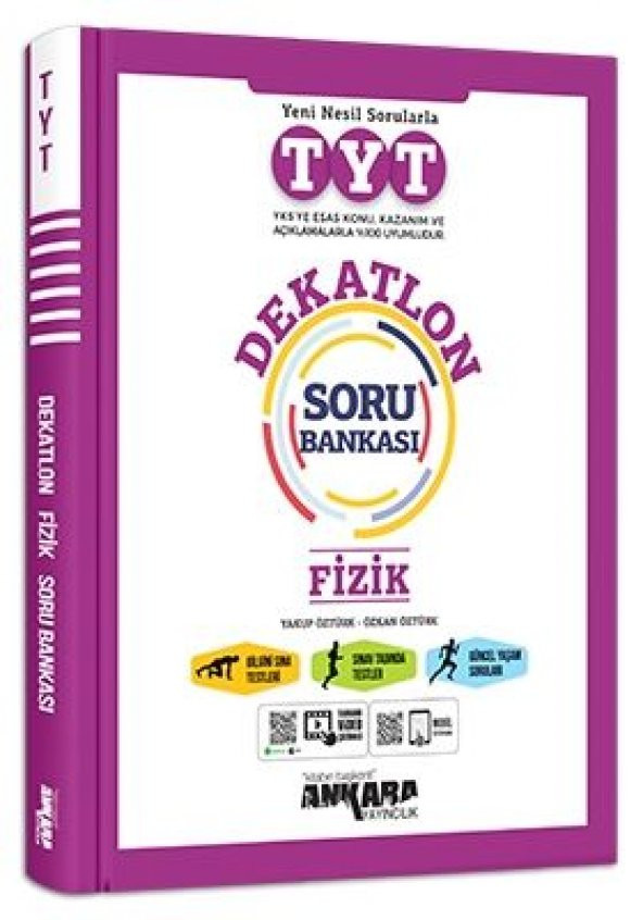 ANKARA TYT DEKATLON FİZİK SORU BANKASI ürün görseli 1
