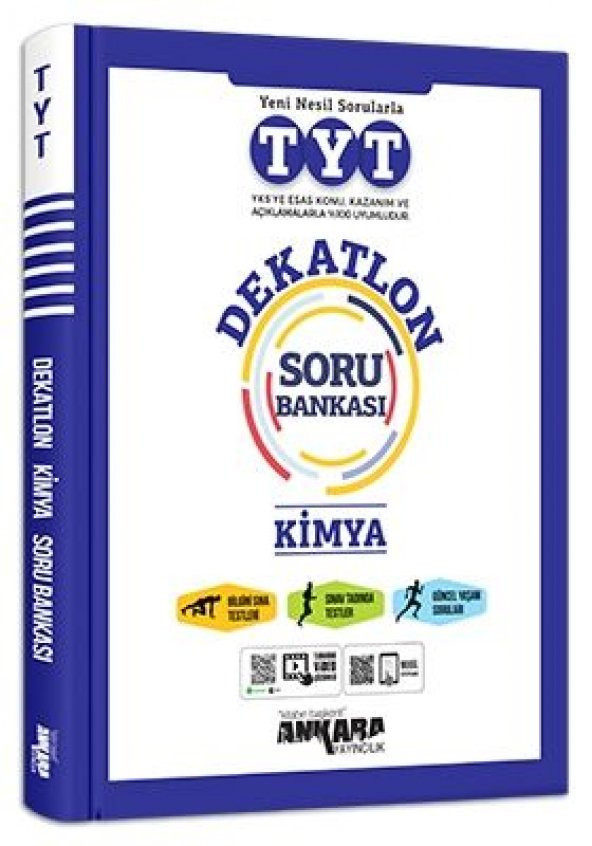 ANKARA TYT DEKATLON KİMYA SORU BANKASI ürün görseli 1