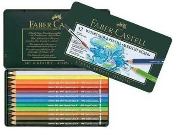 FABER KURUBOYA A.DURER AQUAREL 12 RENK(5188117512) ürün görseli 1