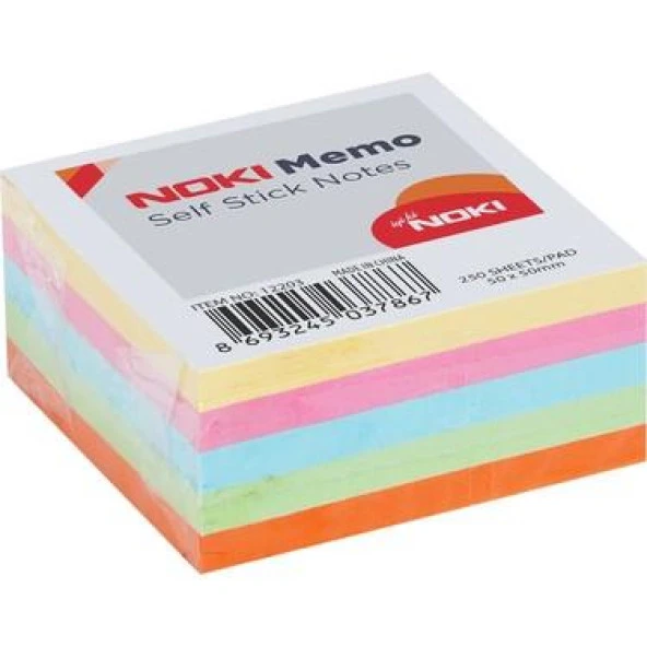 NOKI KUP N YAPISKAN 50x50 PASTEL 5 RENK 250(12203) ürün görseli 1