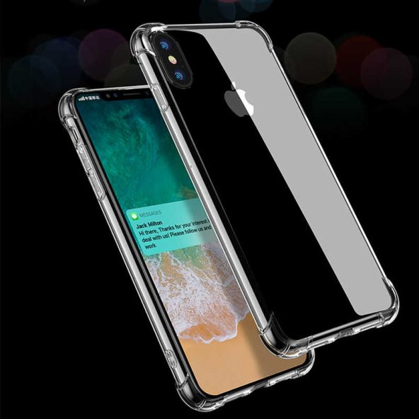 Apple iPhone XS Max 6.5 Kılıf Zore Nitro Anti Shock Silikon ürün görseli 1