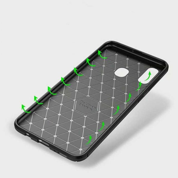 Galaxy A20 Kılıf Zore Negro Silikon - Resim 3