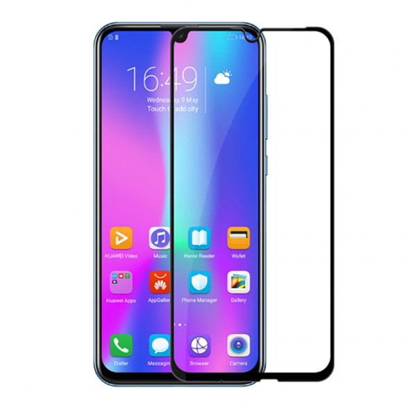 Huawei Honor 20 Lite Zore Kenarları Kırılmaya Dayanıklı Cam Ekran Koruyucu ürün görseli 1