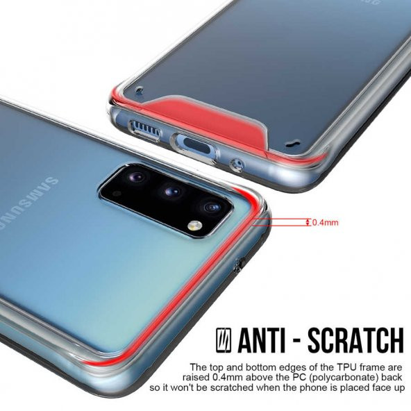Galaxy S20 Kılıf Zore Gard Silikon - Resim 2