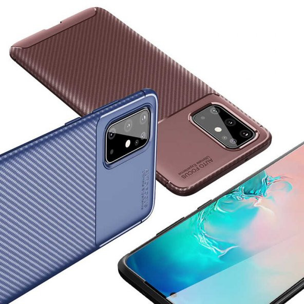 Galaxy S20 Plus Kılıf Zore Negro Silikon - Resim 3