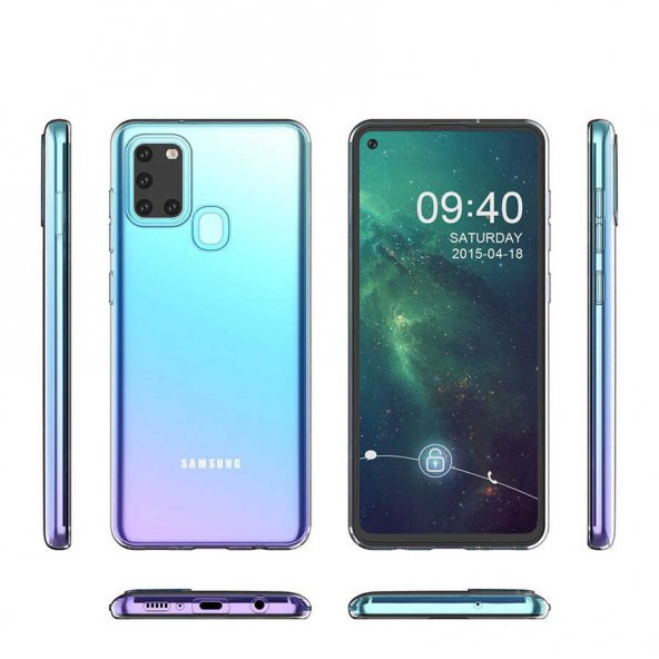 Galaxy A21S Kılıf Zore Süper Silikon - Resim 2