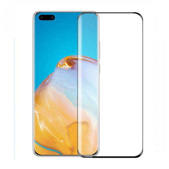 Huawei P40 Zore Kenarları Kırılmaya Dayanıklı Cam Ekran Koruyucu ürün görseli 1