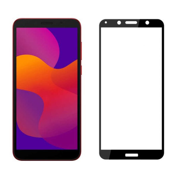 Huawei Y5P Zore Kenarları Kırılmaya Dayanıklı Cam Ekran Koruyucu ürün görseli 1