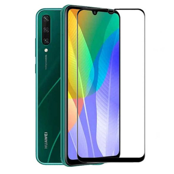 Huawei Y6P Zore Kenarları Kırılmaya Dayanıklı Cam Ekran Koruyucu ürün görseli 1