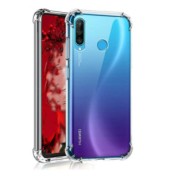 Huawei P40 Lite E Kılıf Zore Nitro Anti Shock Silikon ürün görseli 1